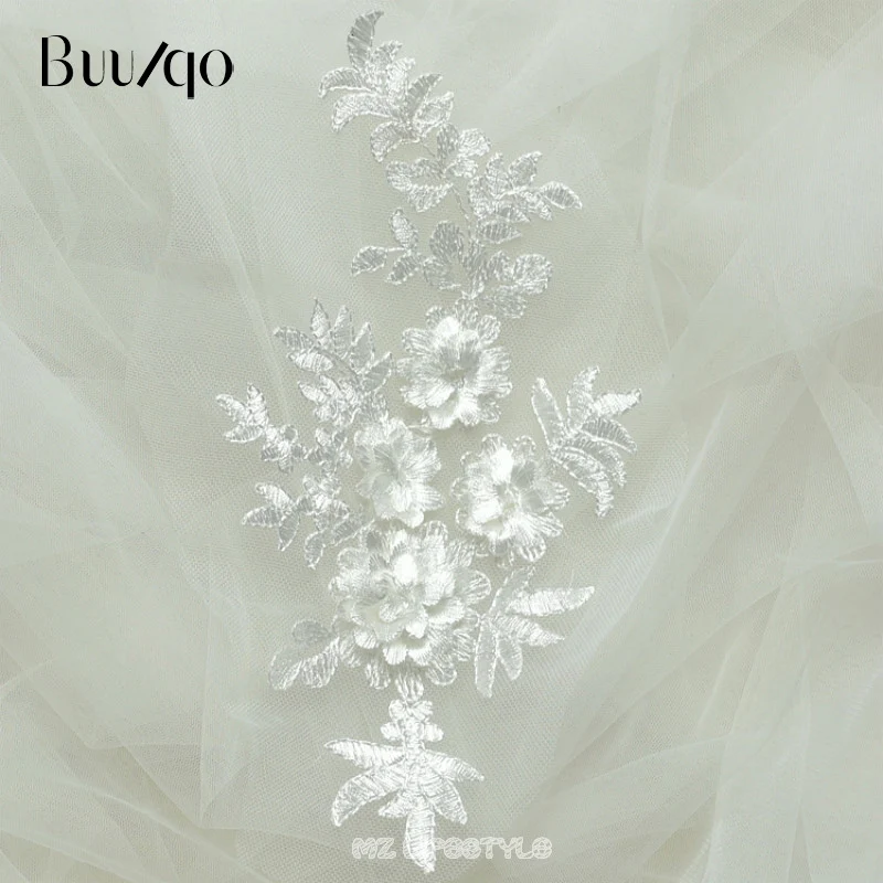 Buulqo/21*11 5 см 17 цветов 3D вышивка кружевная отделка для шитья костюмов Декор шитье