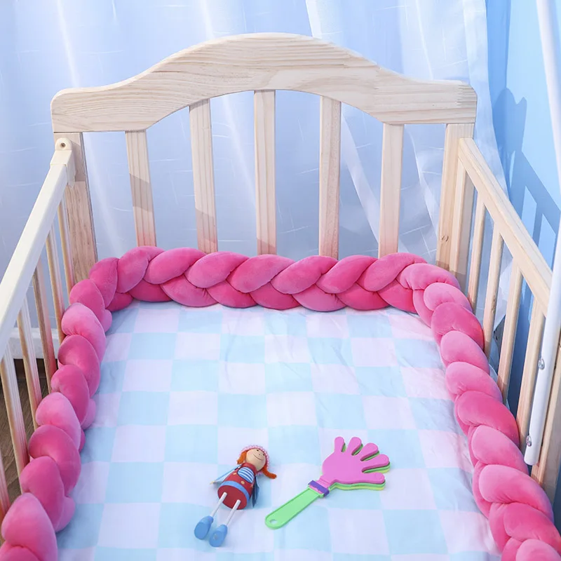 Мягкий Вязаный узел мяч длинная полоса детское постельное белье Детская кровать