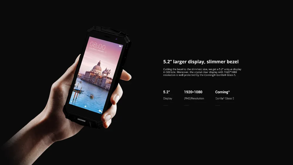 DOOGEE S60 Lite 5,2 ''IP68 Водонепроницаемый 4G смартфон 5580 мАч MTK6750T Восьмиядерный 4 Гб ОЗУ 32 Гб ПЗУ Android 7,0 NFC мобильный телефон