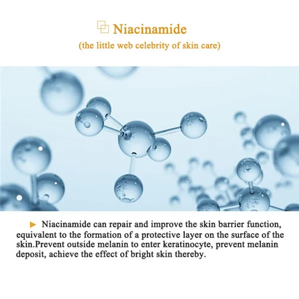 Nicotinamide ампульная эссенция увлажняющая гладкая тонкая линия сужает поры Антивозрастная сыворотка