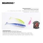 2019, BEARKING Easy Shiner 75 мм, 2 г, 16 искусственных приманок, воблеры, мягкие приманки, Shad, карп, Силиконовые Мягкие рыболовные приманки, Снасть