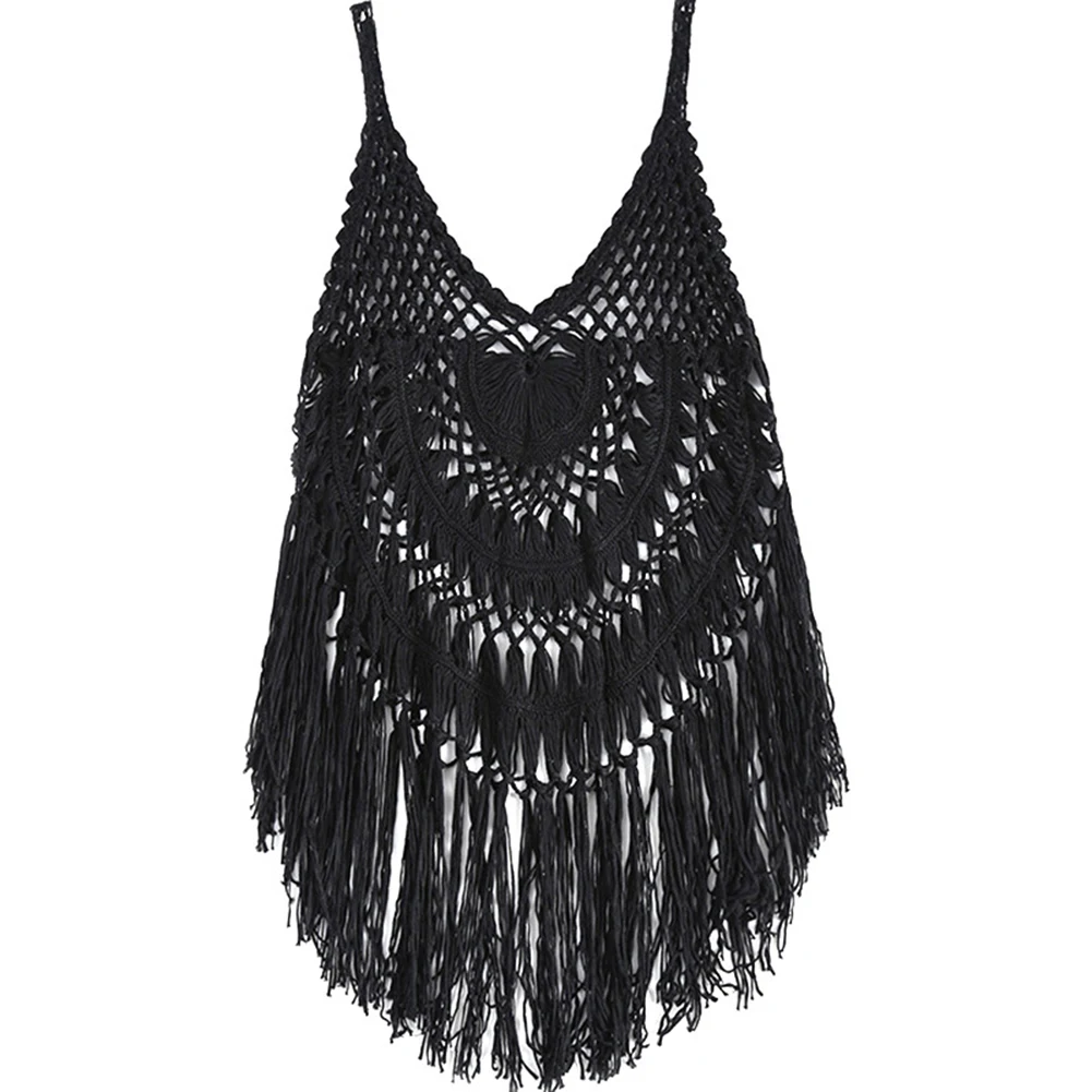 2019 Сексуальное Женское пляжное платье с кисточками купальный костюм купальник