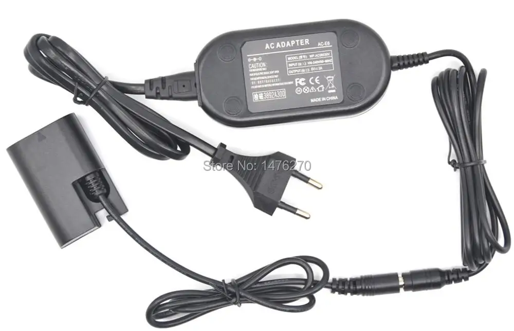 Адаптер питания для Фотоаппарата Canon EOS 60D 6D 7D 5D Mark II III 5D2 5D3|ack-e6 ac|battery couplercanon dc coupler |