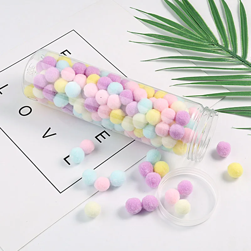 15mm GT Mix Cream Оригинальная упаковка, помпон, ручная работа, смешанные цвета макаруна, помпоны, сделай сам, мягкие меховые шарики, пушистые плюшевые помпоны, Свадебный декор, шитье, искусство - Цвет: 15mm GT Mix Cream