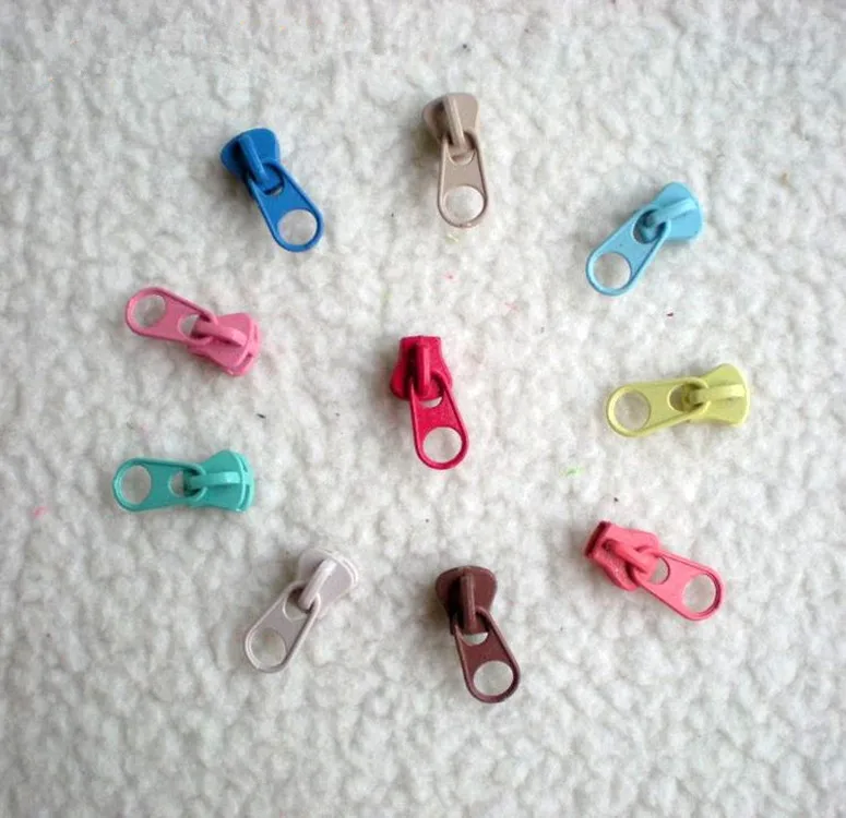 10pcs 3# resin zipper sliders head for clothing garment shoes bag repair fit DIY sewing coat dress skirt pull | Дом и сад