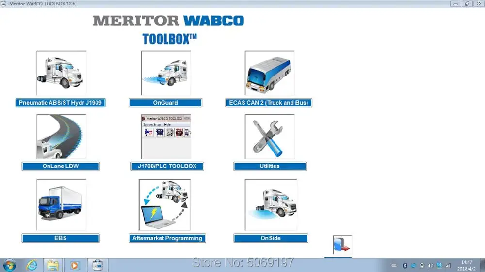 Meritor Wabco Toolbox 12.9.1+ патч [неограниченная Установка]