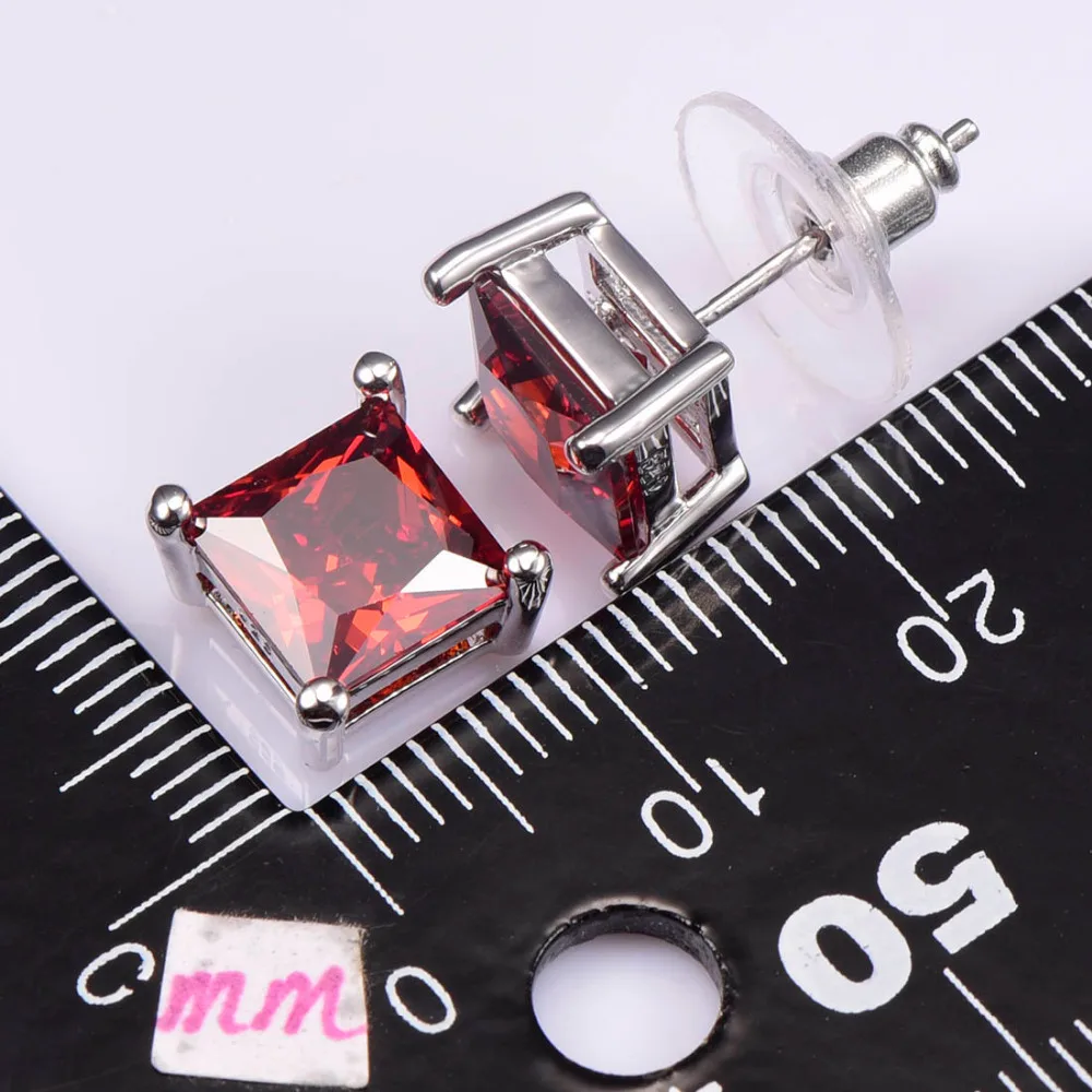 Новое поступление женские серьги с гранатом раньше серебряные PE37|earrings 925