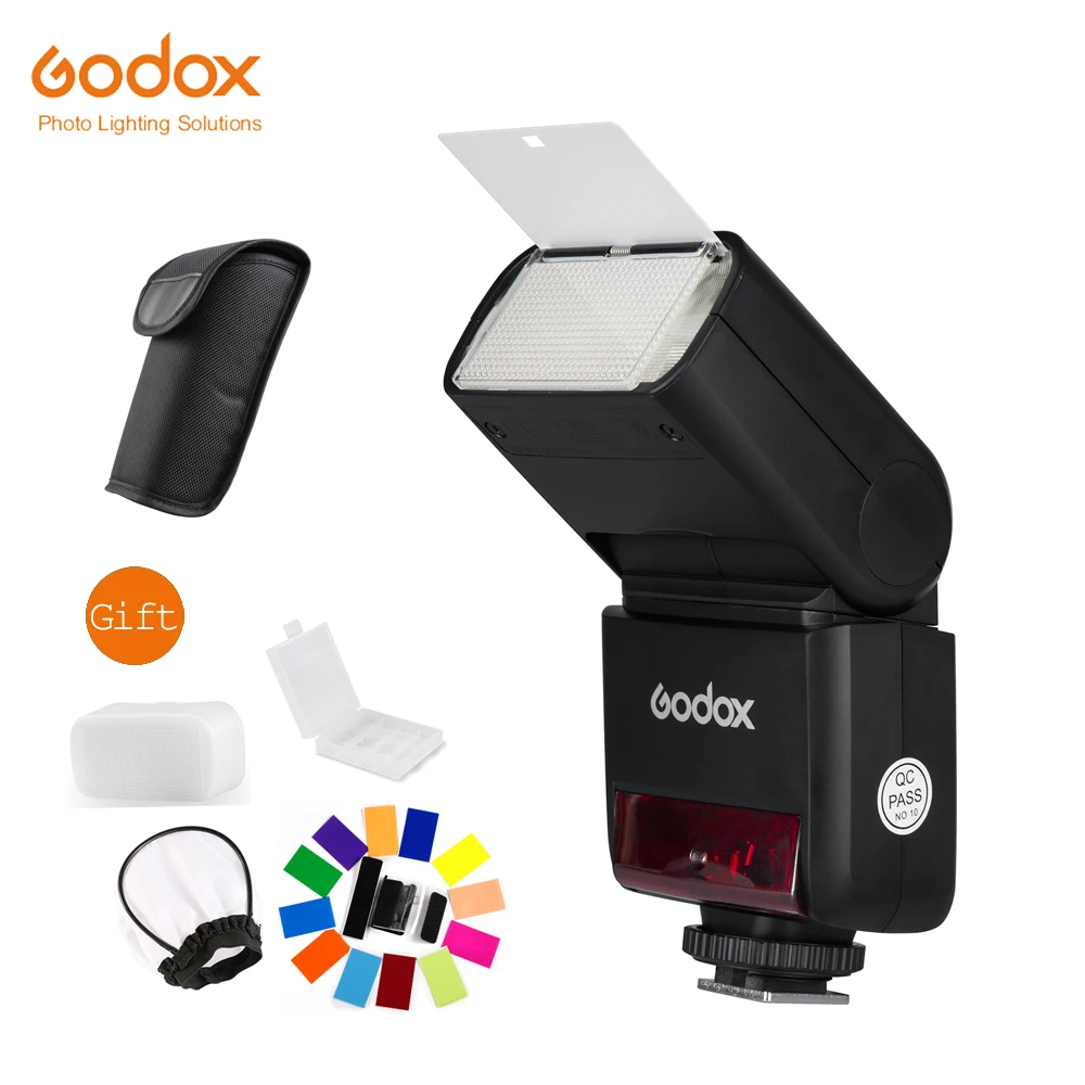 Godox Mini Speedlite TT350S TT350N TT350C TT350O вспышка для камеры TTL HSS Sony беззеркальной DSLR A7s A6000 A6500
