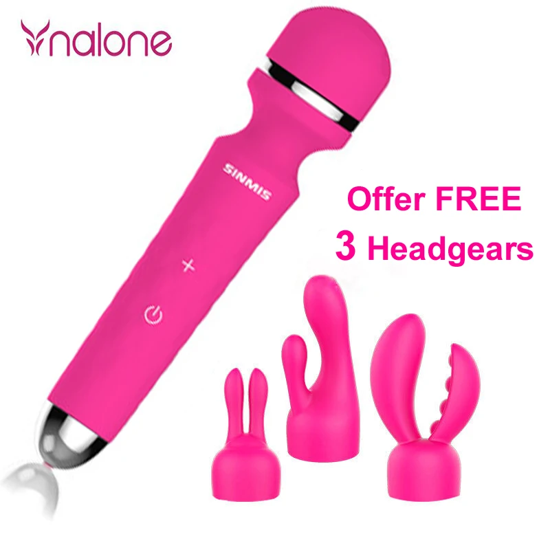 Nalone Rock мульти-скоростной водонепроницаемый AV палочка G-Spot SexToy гибкие силиконовые