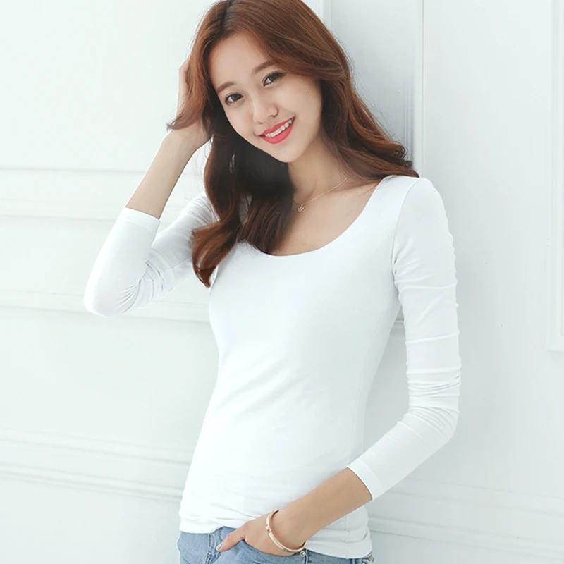 Весенняя Новинка Корейская женская блузка с круглым вырезом большие размеры