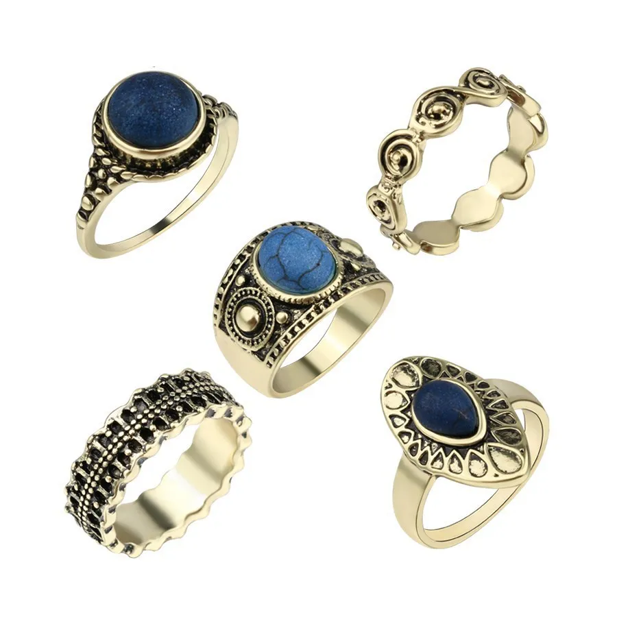 Новинка 2018 винтажные обручальные кольца из цинкового сплава ювелирные изделия