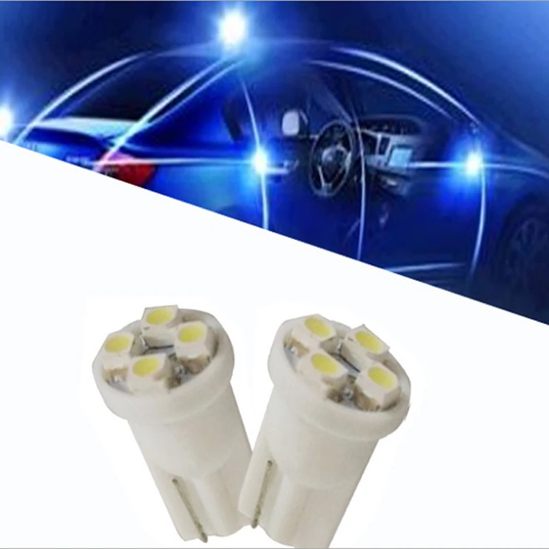 Керамическая Автомобильная интерьерная Светодиодная лампа T10 COB W5W 168 клиновидные