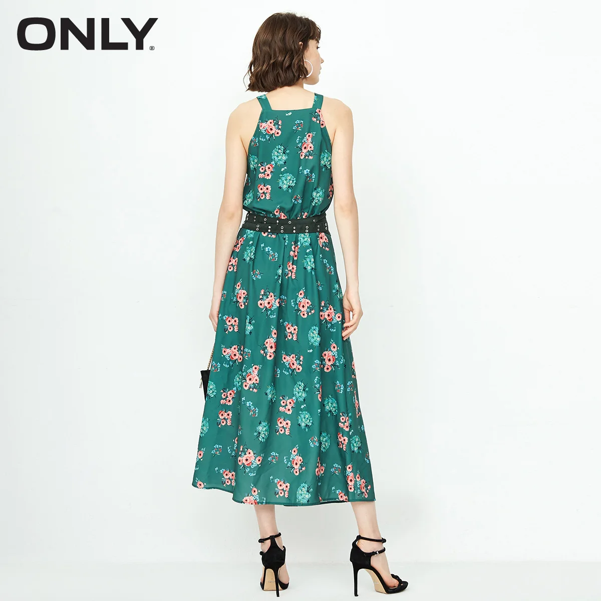 ONLY female | 118307519 летнее новое красивое длинное платье с тонкими лямками|Женские