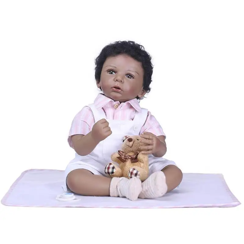 50cm NPK моделирование Reborn Baby Dolls малыш Reborn Doll игрушки для детей силиконовые восхитительные реалистичные спящие успокаивающие Playmate - Цвет: 50cm