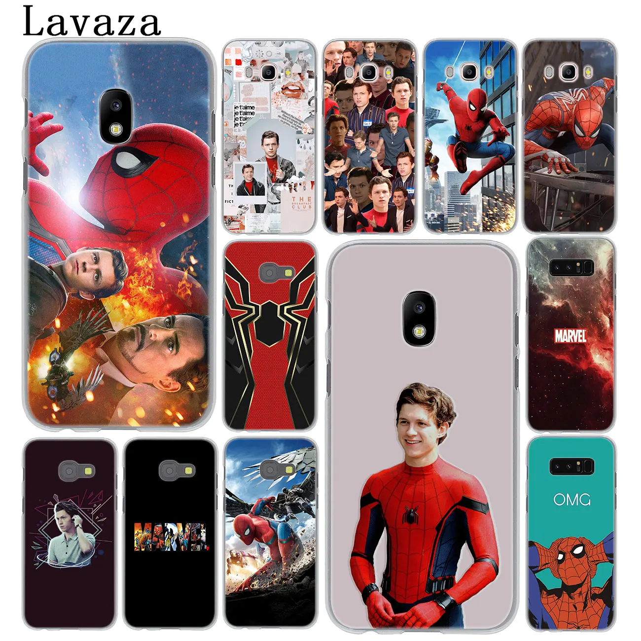 Чехол для телефона Lavaza SpiderMan Marvel с логотипом Samsung Galaxy J8 J7 Duo J6 J5 J4 Plus 2018 2017 2016 J2 J3 Prime