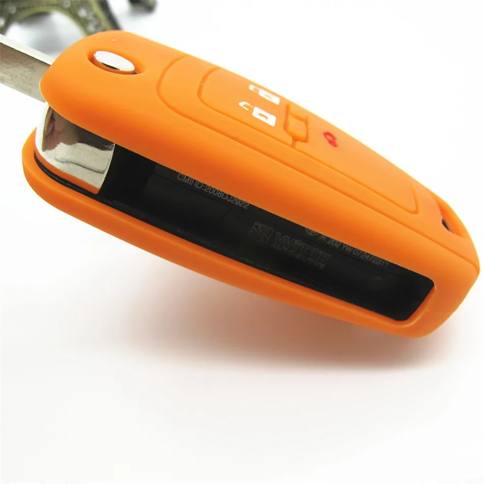 Силиконовый для ключа автомобиля чехол сумка ключ чехла Chevrolet Cruze 2013 Свеча оникс