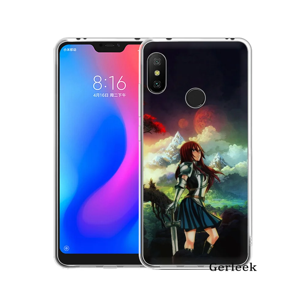 Мягкий ТПУ чехол для мобильного телефона с хвостом Феи Xiaomi Redmi Note 4 4A 5A 5 Plus 6 67 GO S2 6A