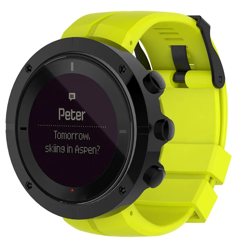 Силиконовый ремешок для часов Suunto Kailash 7R, ремешок для наручных часов на открытом воздухе, браслет для серий Suunto Kailash, браслет для размещения