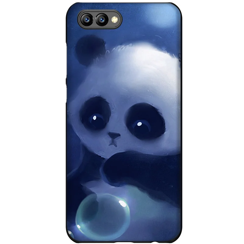 Чехол для мобильного телефона из ТПУ с флуоресцентной пандой Huawei Honor 6A 7X 7A 7C 8 8X 8C 9