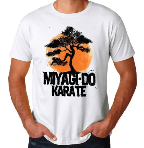 Мужская футболка унисекс забавная Miyagi Do Karate Kid 80's Movie Cobra Kai новый стиль Mma Spatter