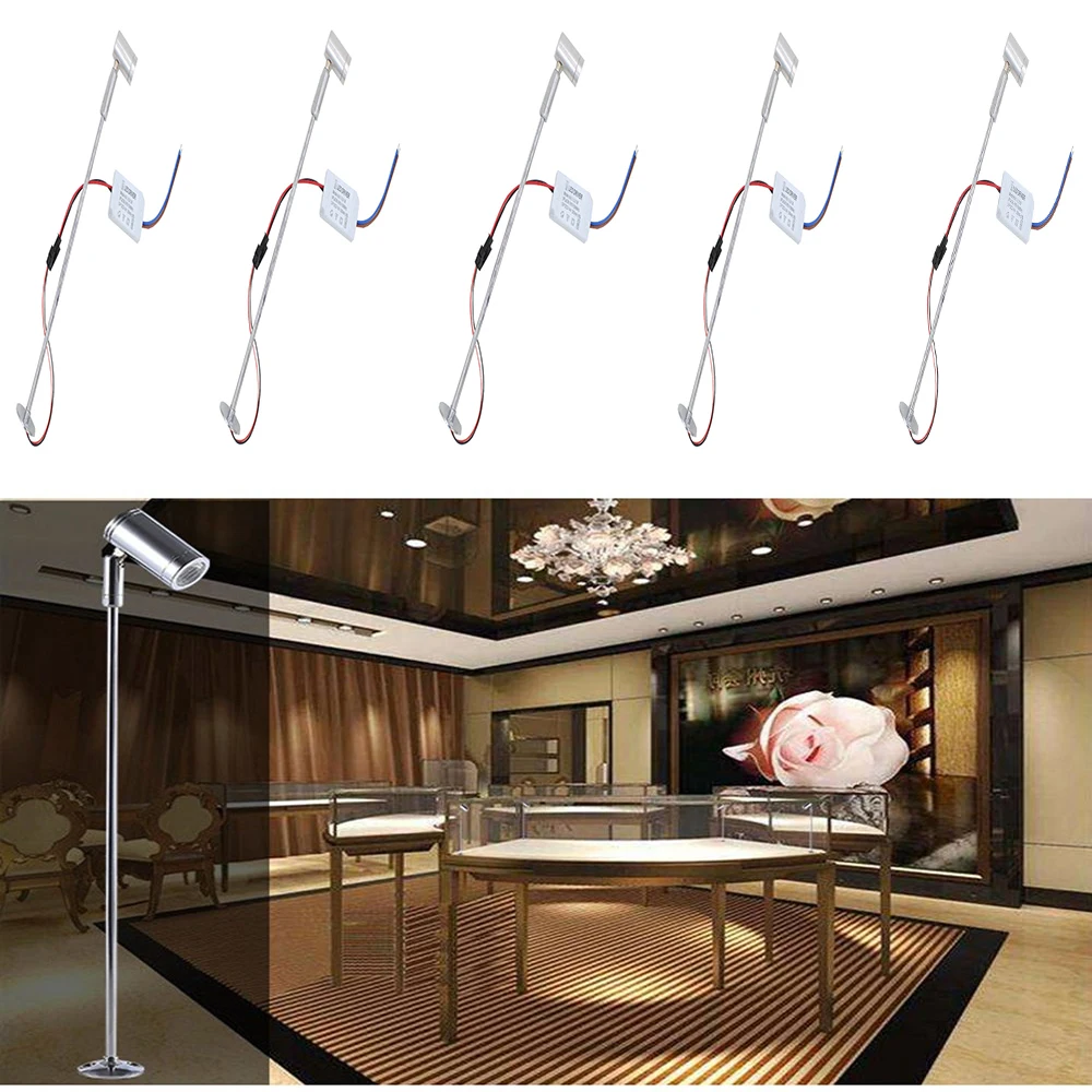 6 шт. светодиодная витрина прожекторы СВЕТОДИОДНЫЙ Потолок 1 Вт 3 AC поверхностное