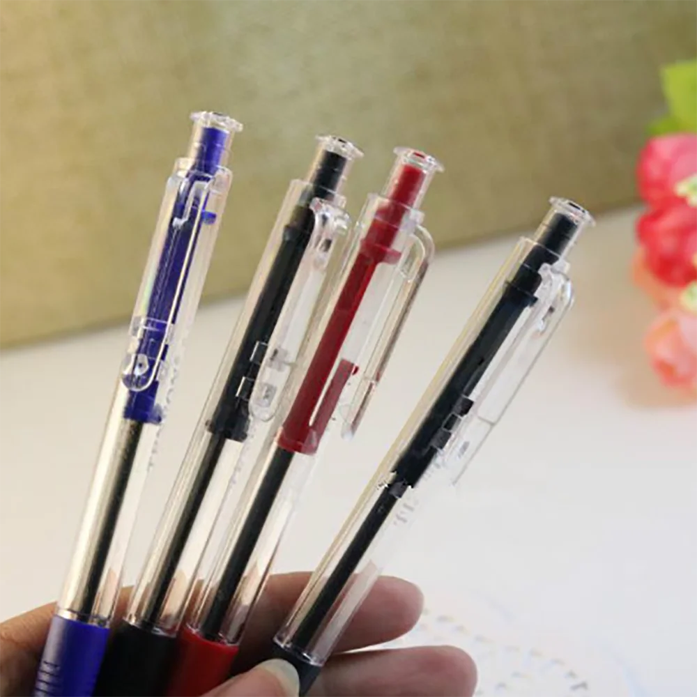 

5 Pcs/lot Plastic Ball-point Pen Kawaii Stationery Lovely Kids Gift Novelty Signatute Pens School Office Writing Supplies Tool