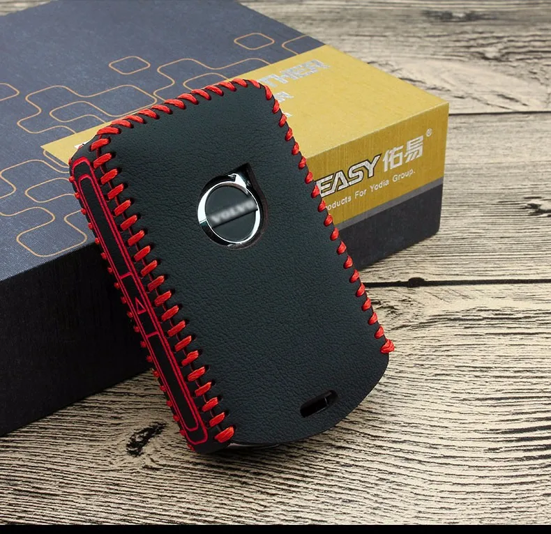Ключ чехол для volvo s90L xc90 t5 t6 t8 основа Обложка key holder верхний слой кожи xc90