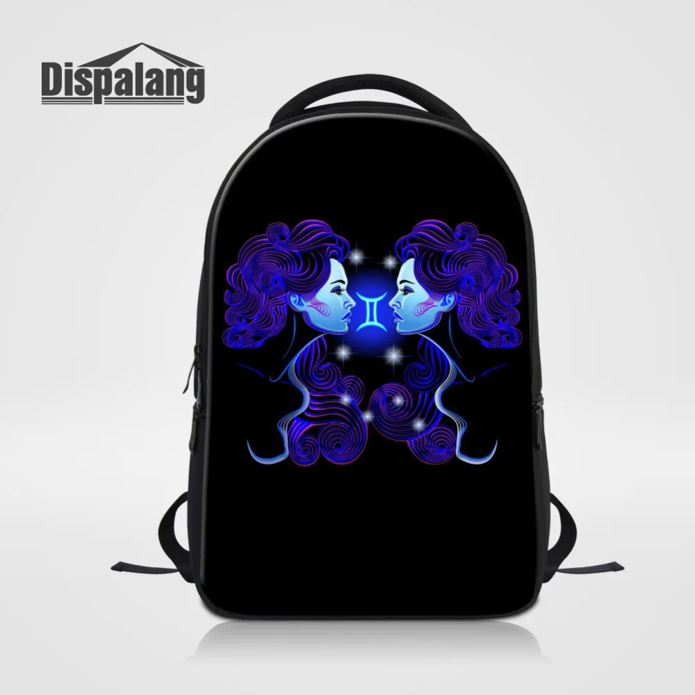 

Dispalang Women Laptop Backpack Constellation Gemini Printing Backpack For Men School Bag Kids Bagpack For Teenagers Schoolbag