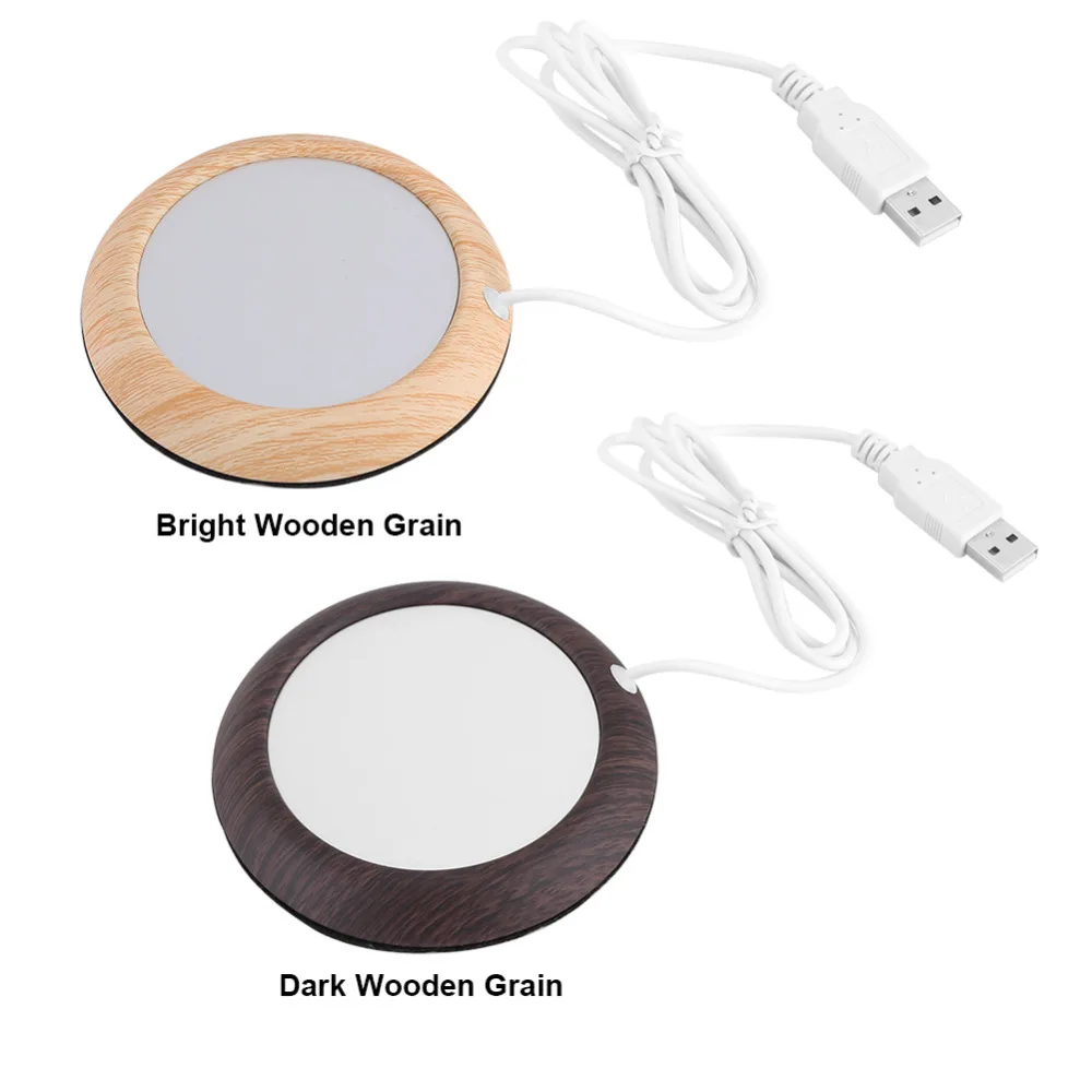 USB подогреватель стаканов под дерево кружка для молока чая кофе горячих напитков