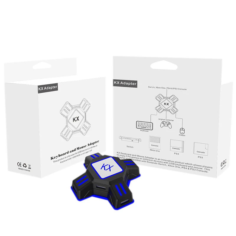 Игровые контроллеры KX USB клавиатура для Nintendo Switch for PS4 PS3 Xbox One адаптер джойстика