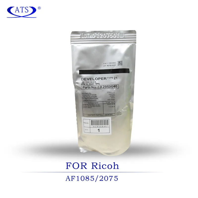1000 г разработчик порошок тип 21 A2959640 для Ricoh Aficio AF 2075 1085 1105 2090 совместимый копир