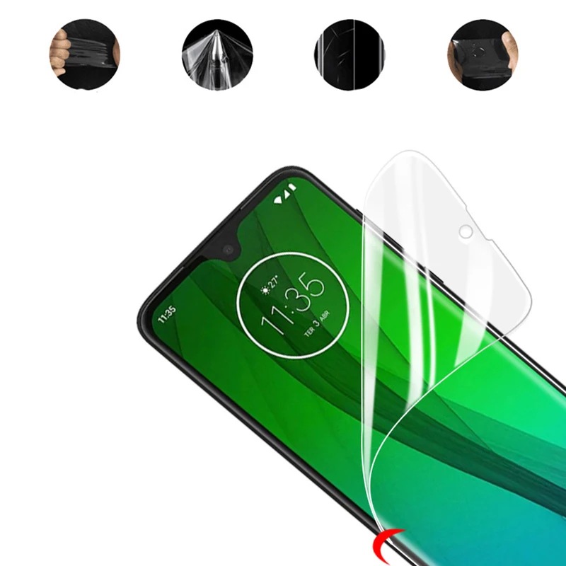 EXUNTON 3 шт. для Motorola Moto G7 Plus G6 G5 Z2 Play полное покрытие ультра тонкая прозрачная мягкая