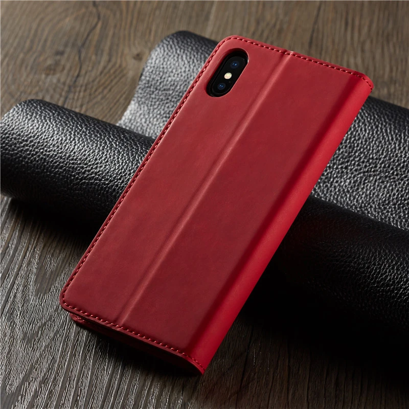 Магнитный кожаный чехол для iPhone 11 Pro XS Max XR 7 8 6 6s Plus 5S SE Роскошный кошелек Флип-держатель для Карт Подставка для телефона Etui чехол