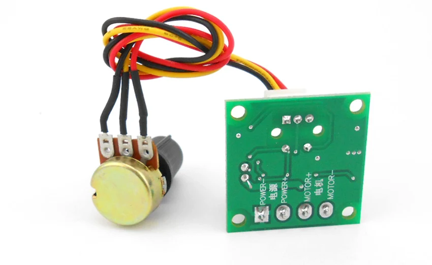 Бесплатная доставка Высокая точность 1 8 V-12V PWM скорость двигателя предохранитель