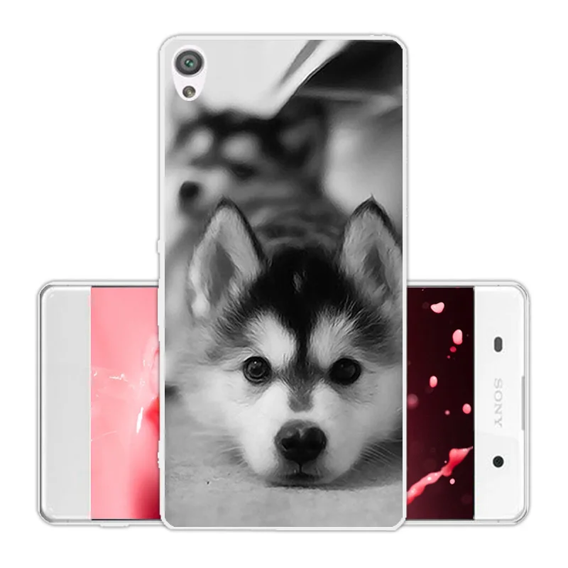 Для Sony Xperia XA F3111 F3113 силиконовая прозрачная задняя крышка из ТПУ 5 0 дюйма DIY для Brick