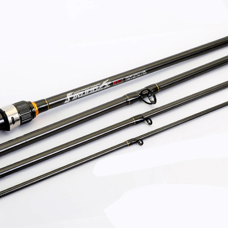 CEMREO портативное карбоновое спиннинговое удилище vara de pesca 4 секции удочка для