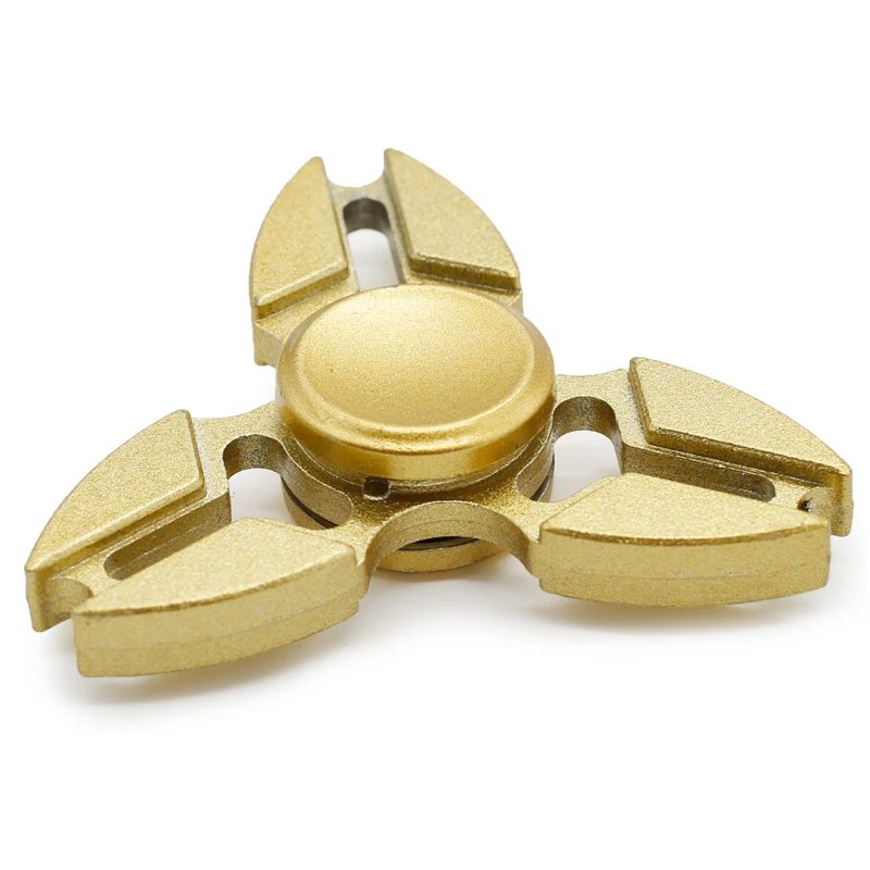 Новый EDC Непоседа Tri Spinner Игрушки узор ручной металл палец блесны и СДВГ взрослых