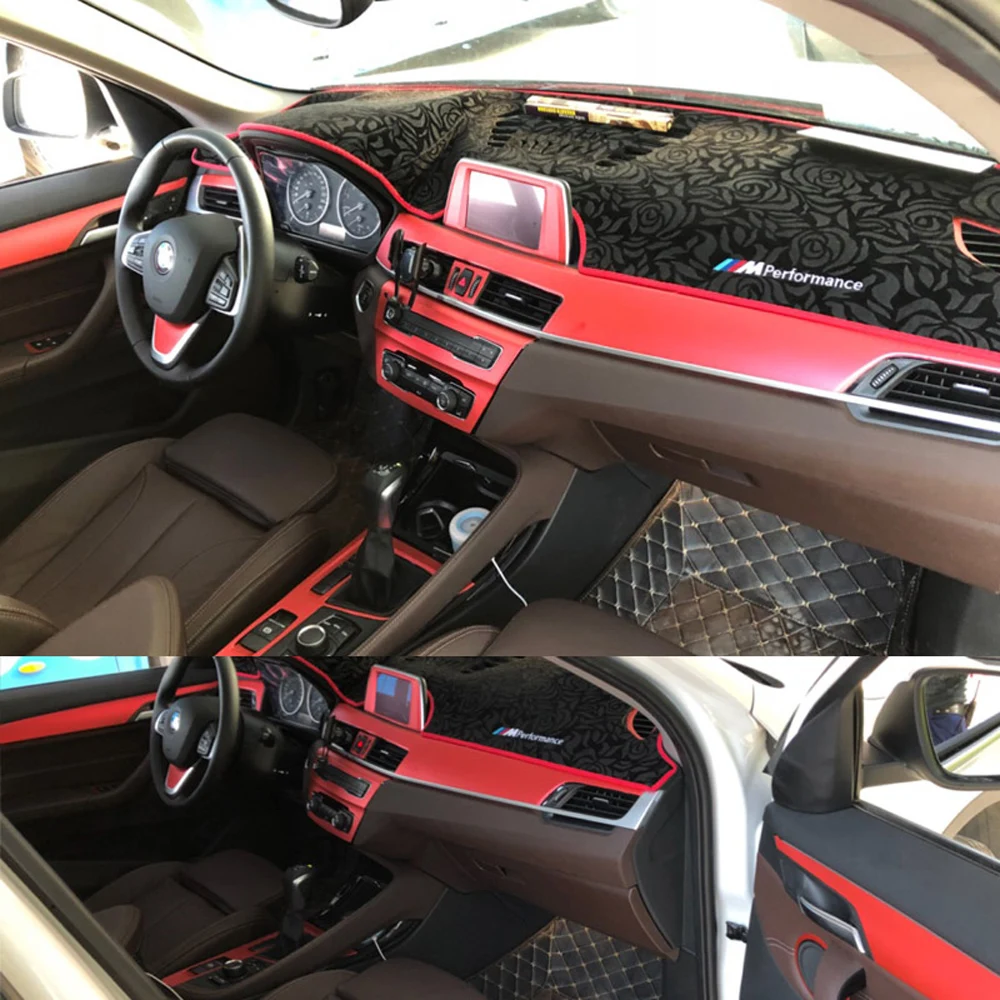 Для BMW x1 F48 2016 2020 интерьерная Центральная панель управления дверная ручка 3D/5D
