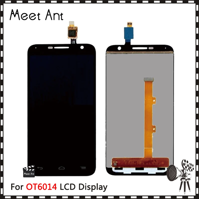 Высокое качество для Alcatel 6014 6014D 6014X OT OT6014 ЖК экран с кодирующий преобразователь