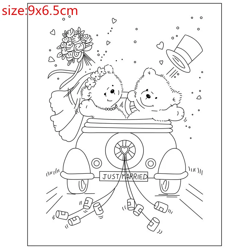 Резиновый силиконовый прозрачный штамп для transparтампонов прозрачное уплотнение