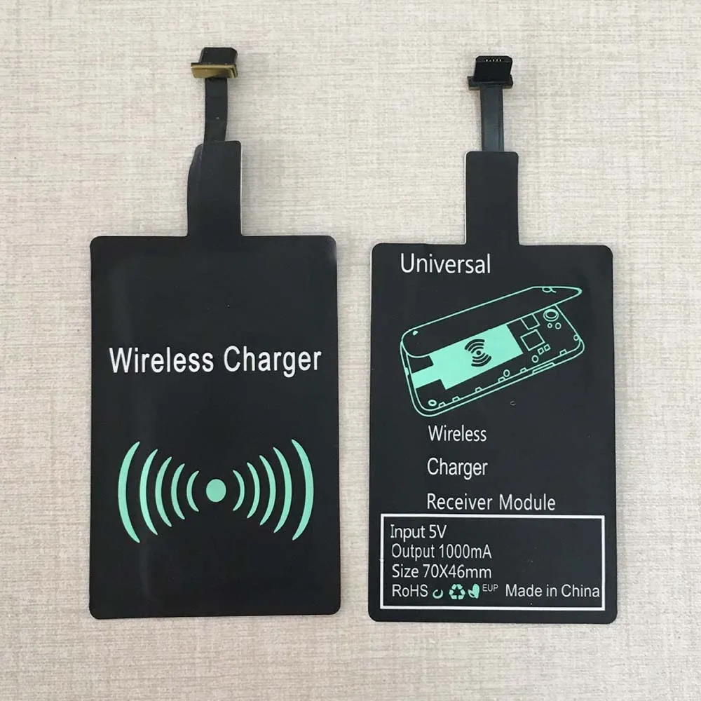 Hot Sale 5W Qi Universal Wireless Charger Adapter Receiver For iPhone Android Type C