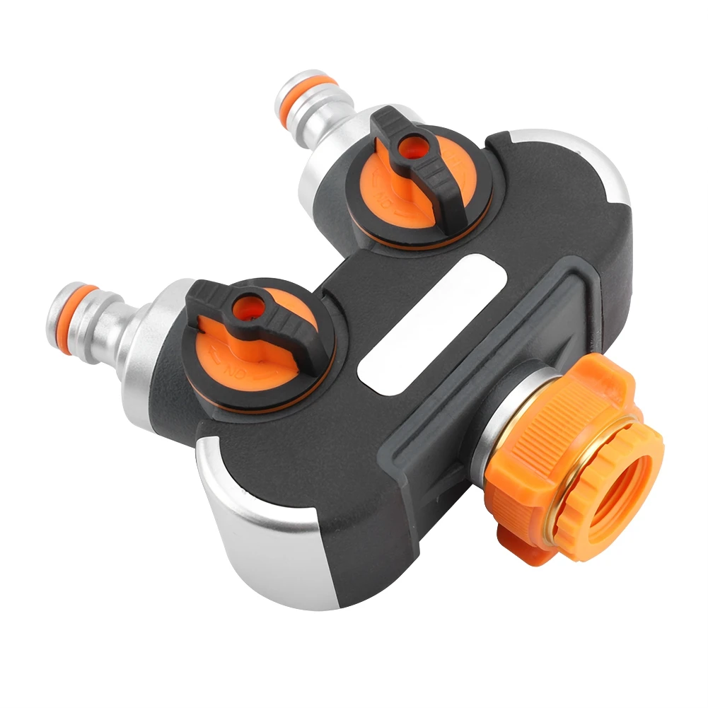 Сад Y Форма ЕС Plug водопровод адаптер Нажмите шланг клапан Splitter кран распределительное устройство поливного шланга быстрый разъем Садовые принадлежности