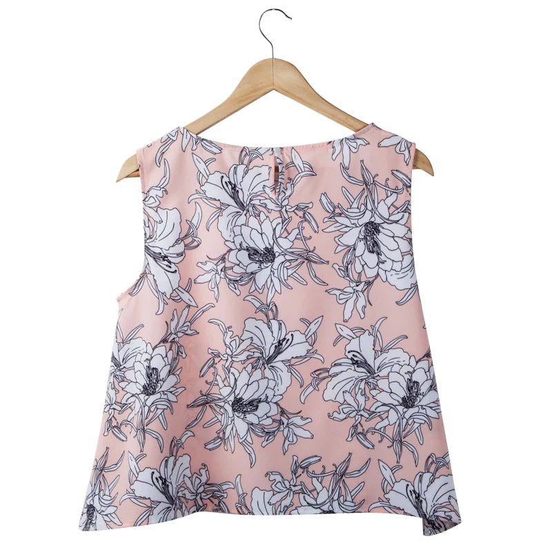 Женская шифоновая блузка без рукавов в стиле кэжуал|vest top|chiffon vestgirls cami |