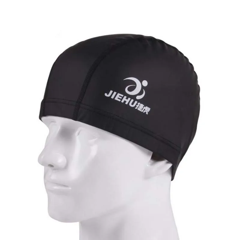 Эластичная водонепроницаемая шапочка из искусственной кожи для плавания