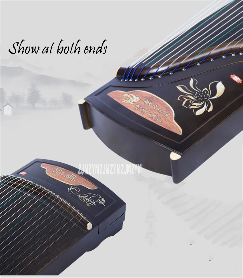 Guzheng портативная Фортуна Paulownia деревянная качественная панель для выполнения специального инструмента guzheng с роскошными аксессуарами ZYG-116