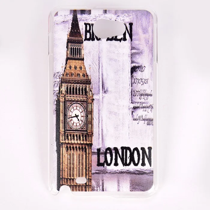 Окрашенный эйфелева башня дизайн чехол для Samsung Galaxy Note i9220 1 шт. крышка Samaung|case case|case