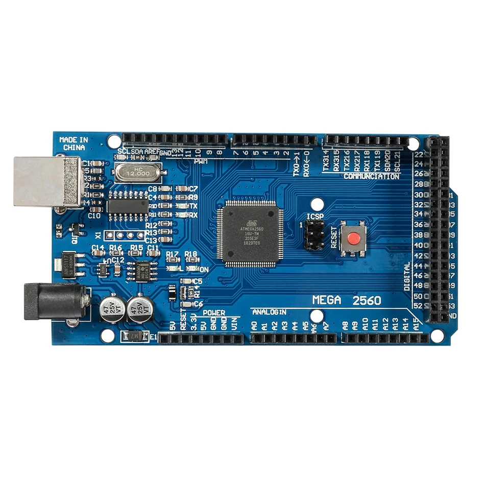MEGA 2560 R3 AVR USB-плата для разработки флэш-плата CH340G + Бесплатный USB-кабель arduino |