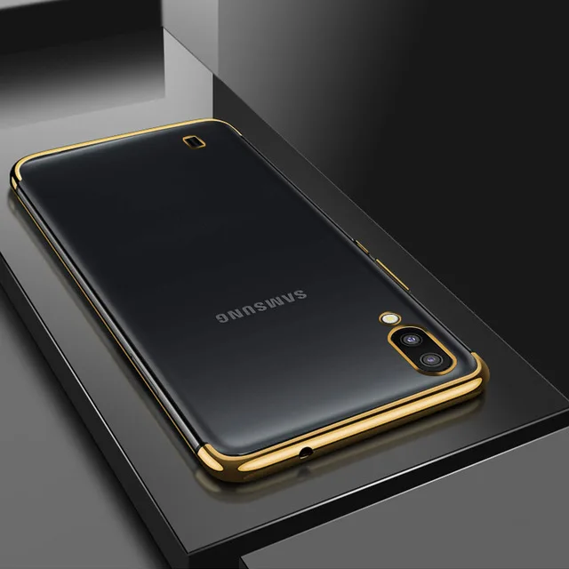 TPU Case For Samsung Galaxy M10 M105 M105f M 10 2019 Cover Luxury Ultra Thin Soft Transparent Plating Shining |
