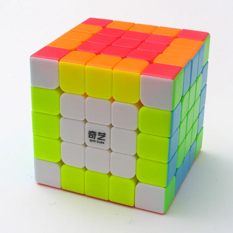 5x5x5 QiYi без наклейки Neo Cube Скорость гладкая Magico головоломка кубики для детей
