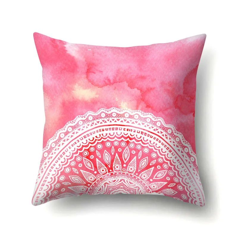 Новая богемная наволочка из полиэстера с рисунком мандалы для дома украшение